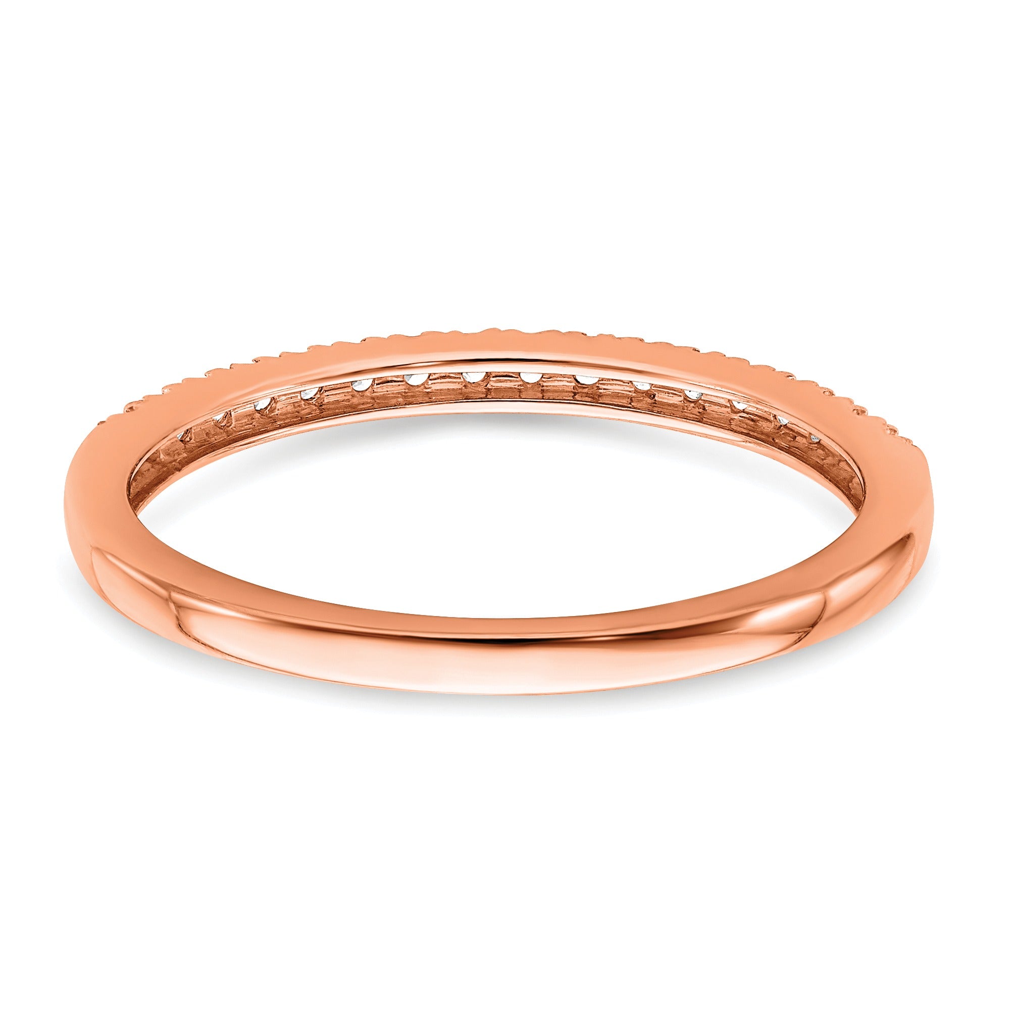 14K Gold Lab Grown Diamond Wedding Band