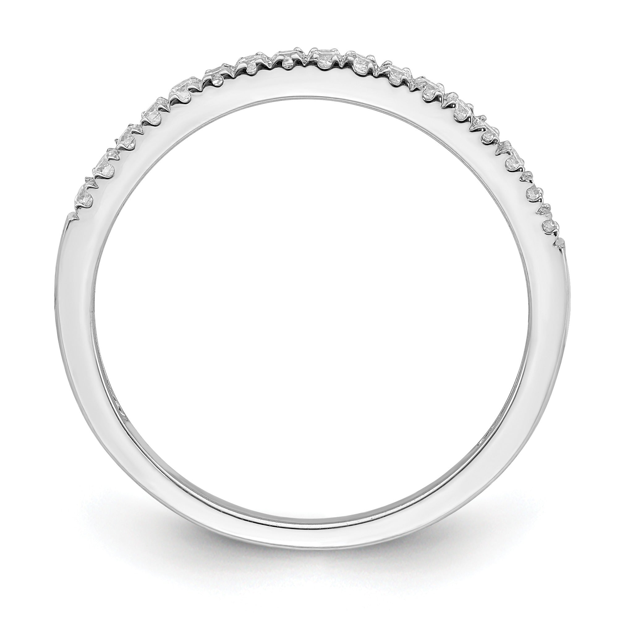 14K Gold Lab Grown Diamond Wedding Band