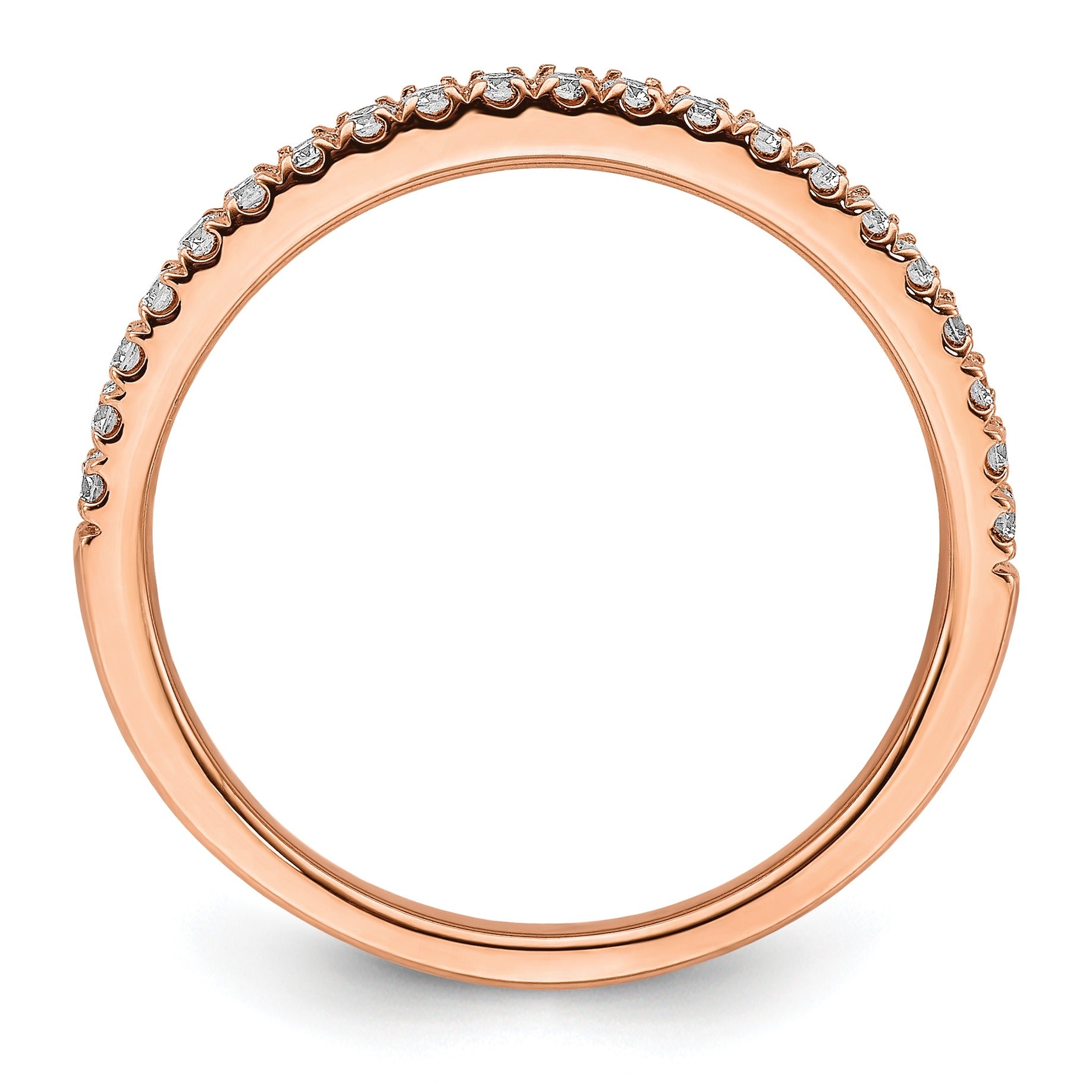 14k Gold Lab Grown Diamond Wedding Band