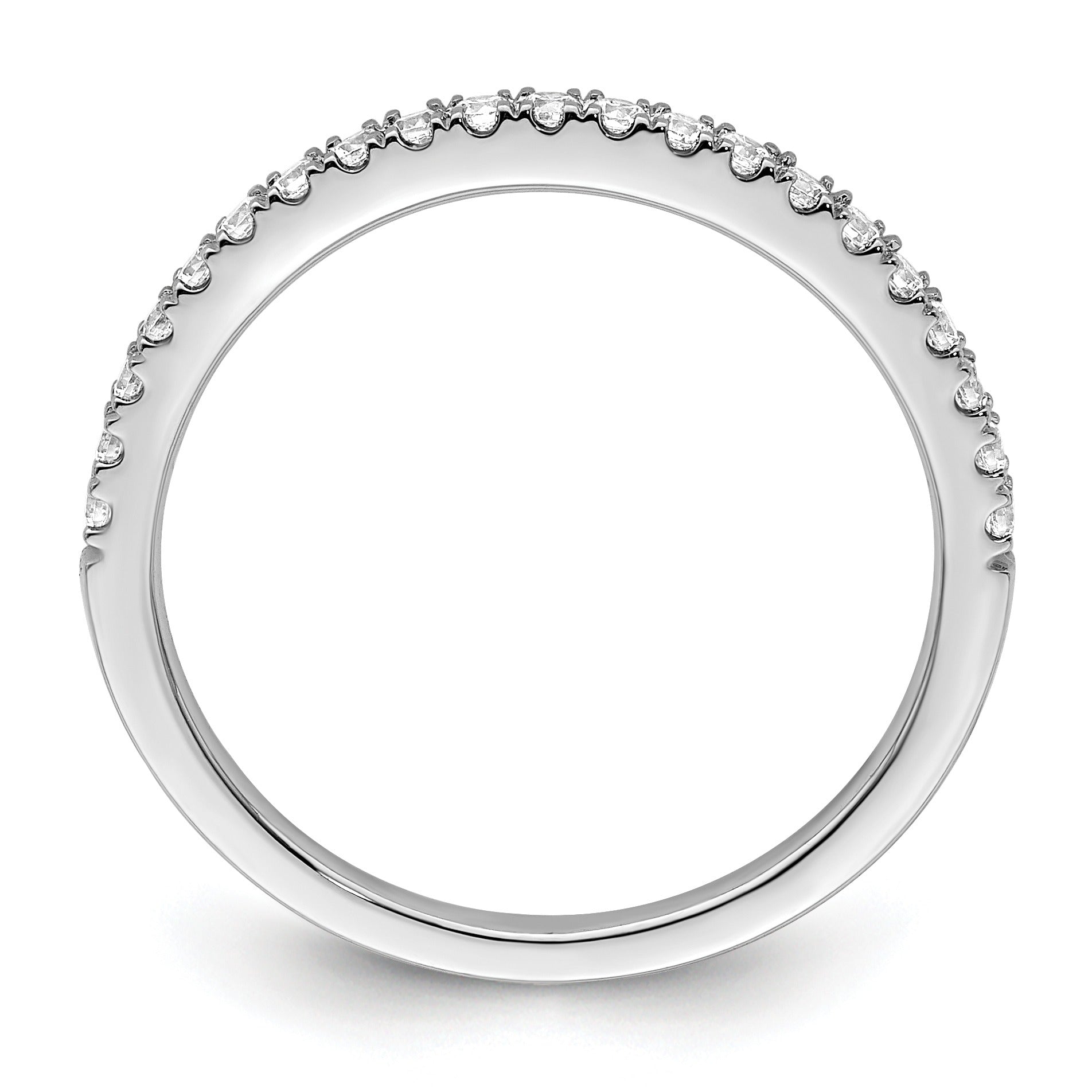 14k Gold Lab Grown Diamond Wedding Band