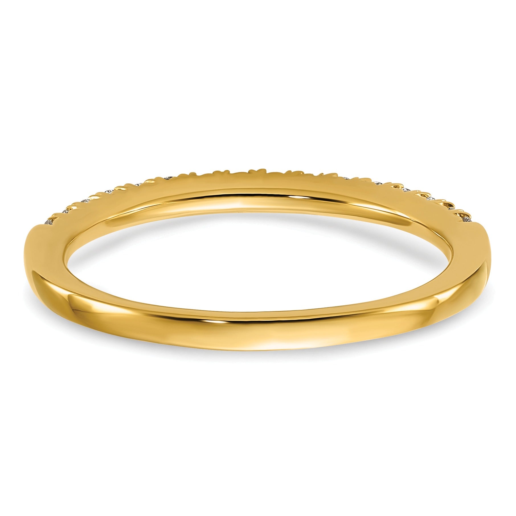 14K Gold Lab Grown Diamond Eternity Wedding Bands