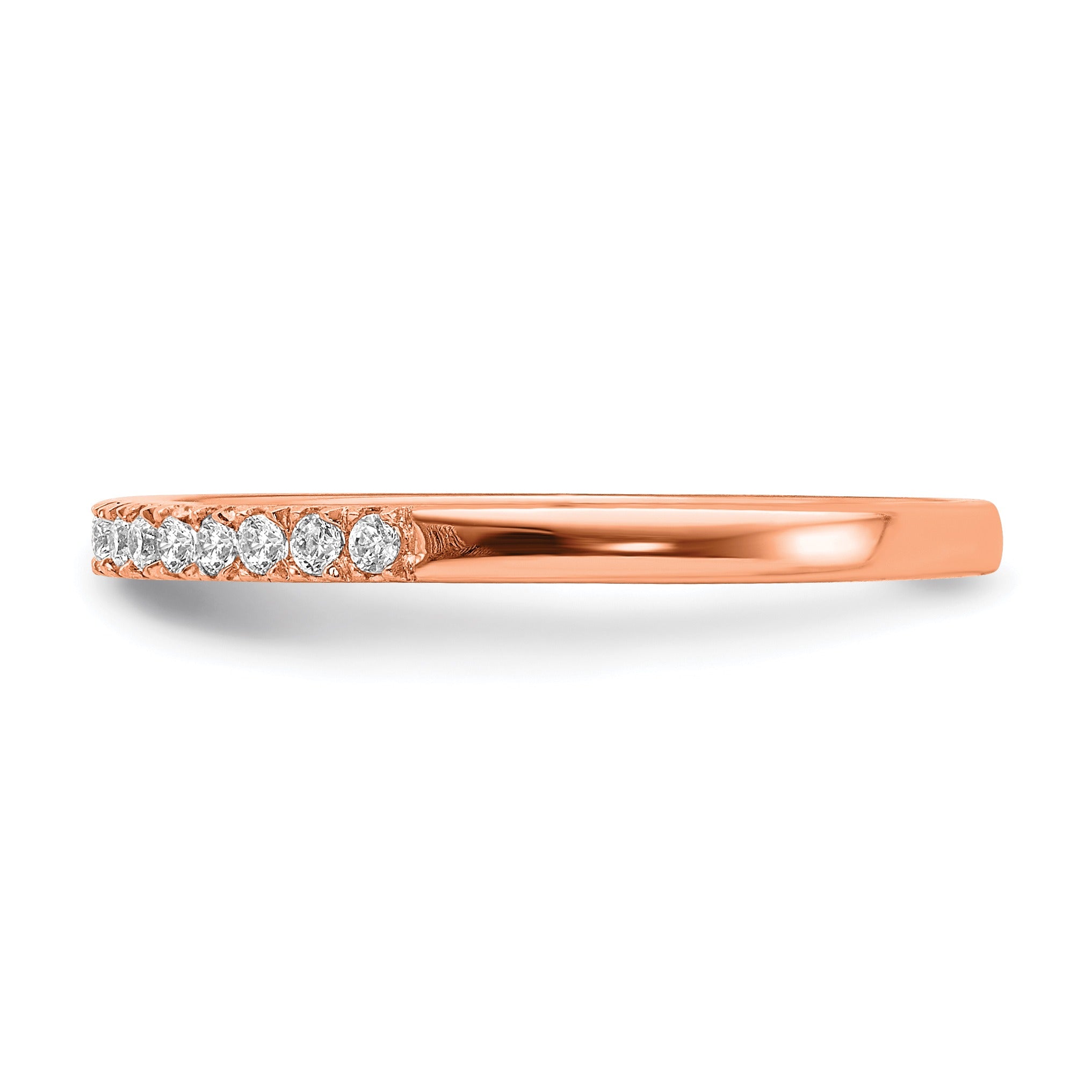14K Gold Lab Grown Diamond Wedding Band