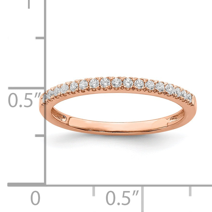 14K Gold Lab Grown Diamond Wedding Band