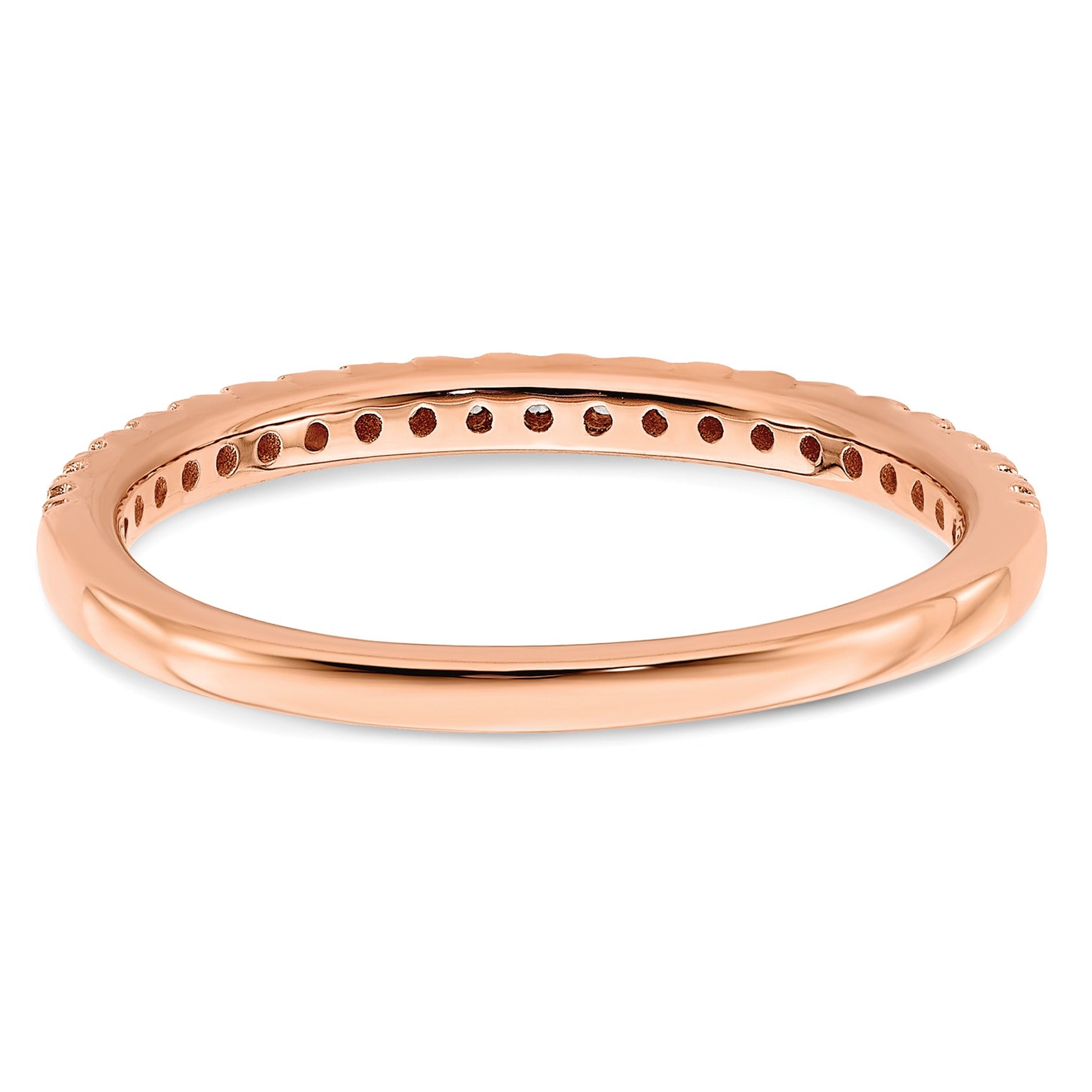 14k Gold Lab Grown Diamond Wedding Band