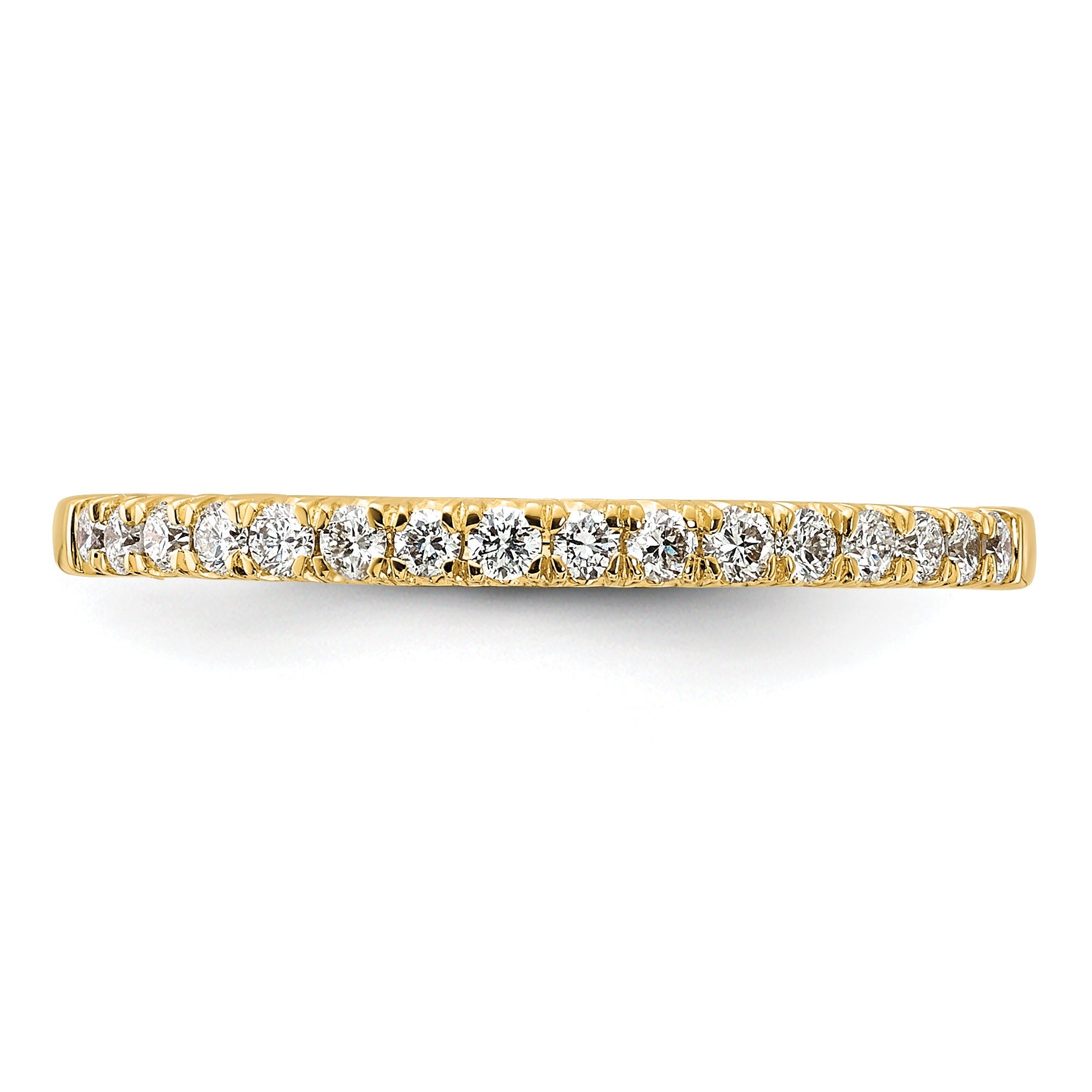 14K Gold Lab Grown Diamond Eternity Wedding Bands