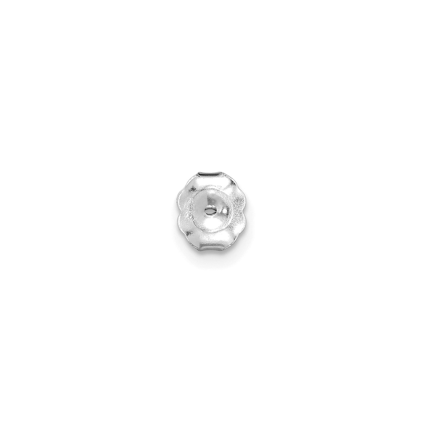 14K White Gold Lab Grown Diamond Round Shaped Stud Earrings