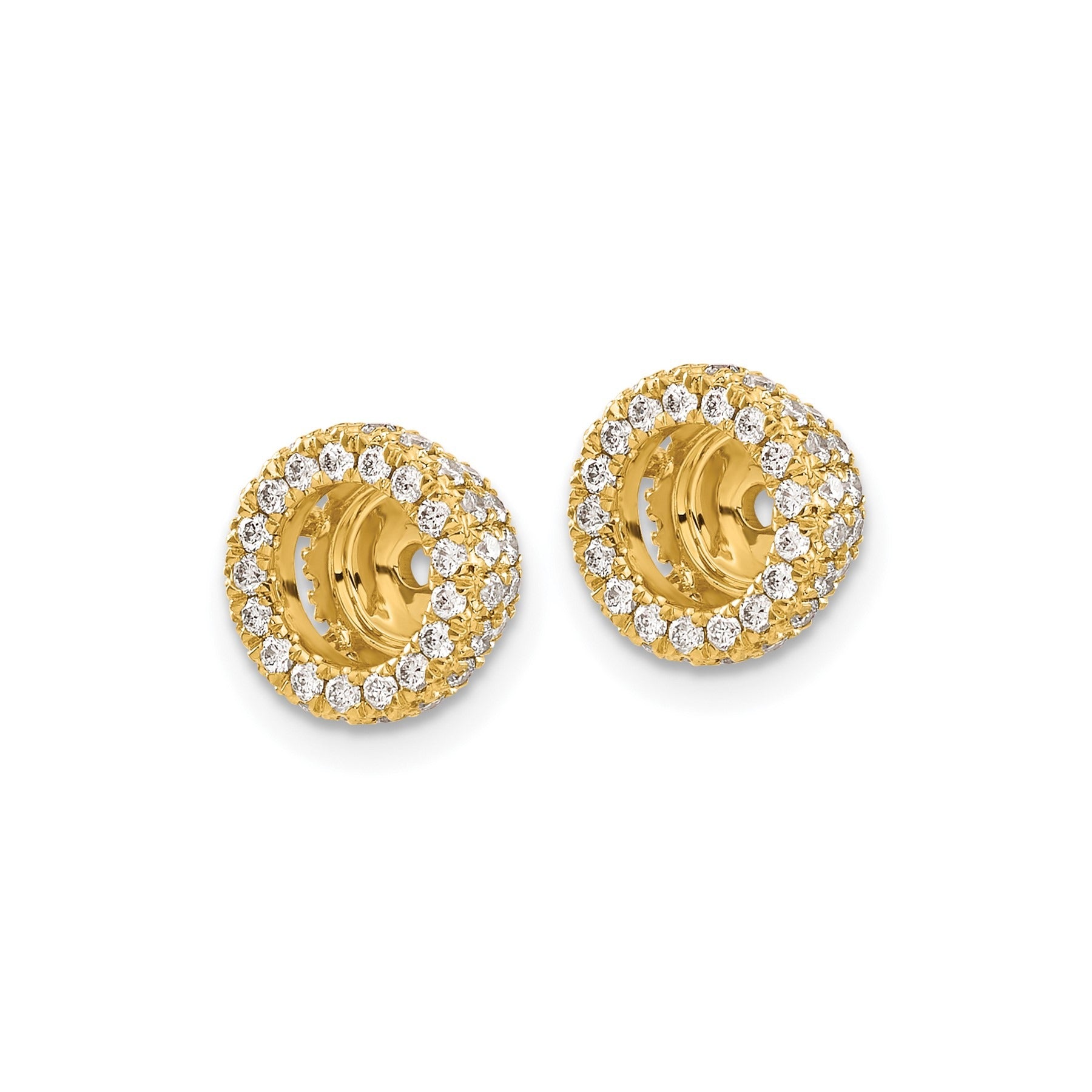 14k Gold Lab Diamond Earring Jacket