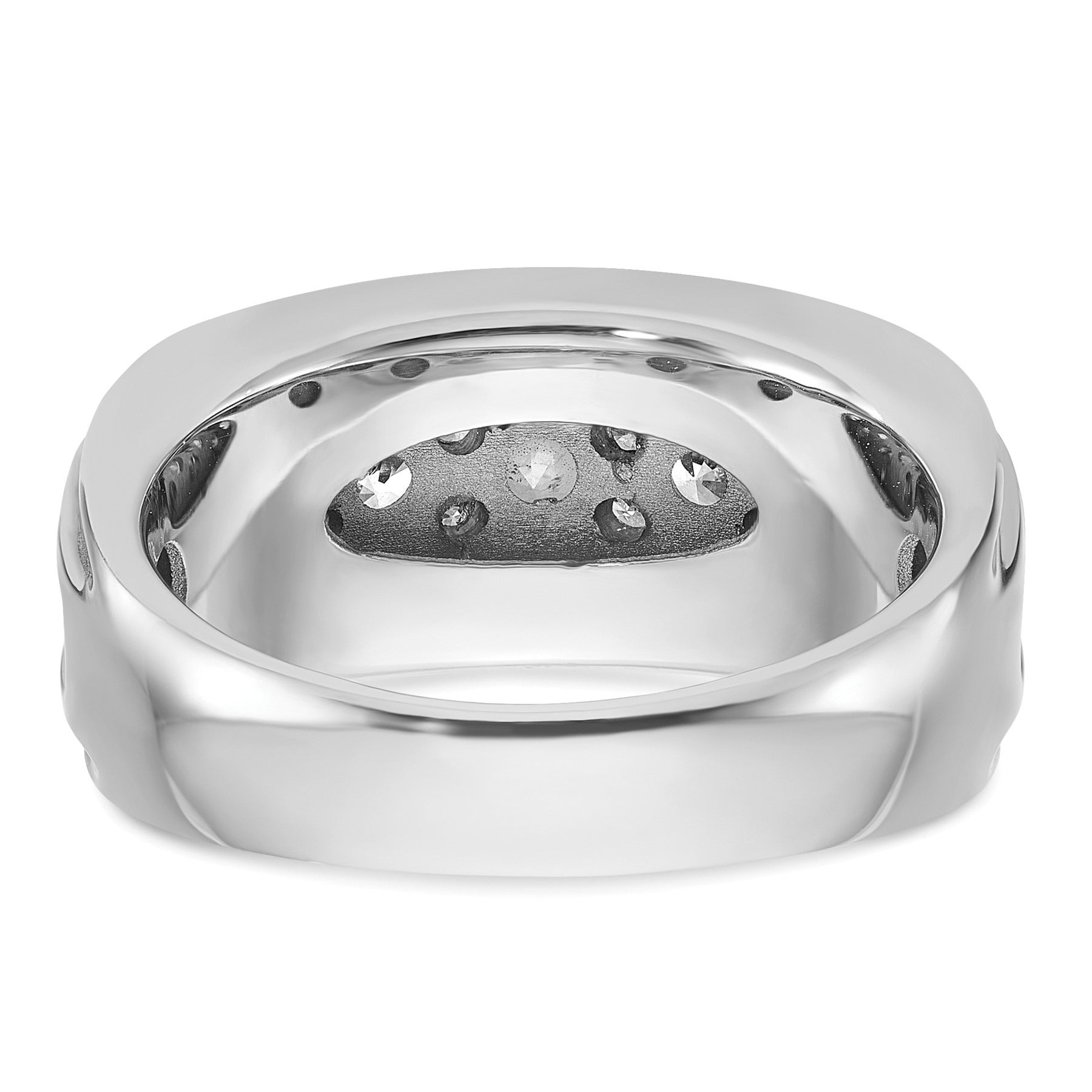 14k White Gold 1 3/4 carat Lab Diamond Five Stone Ring