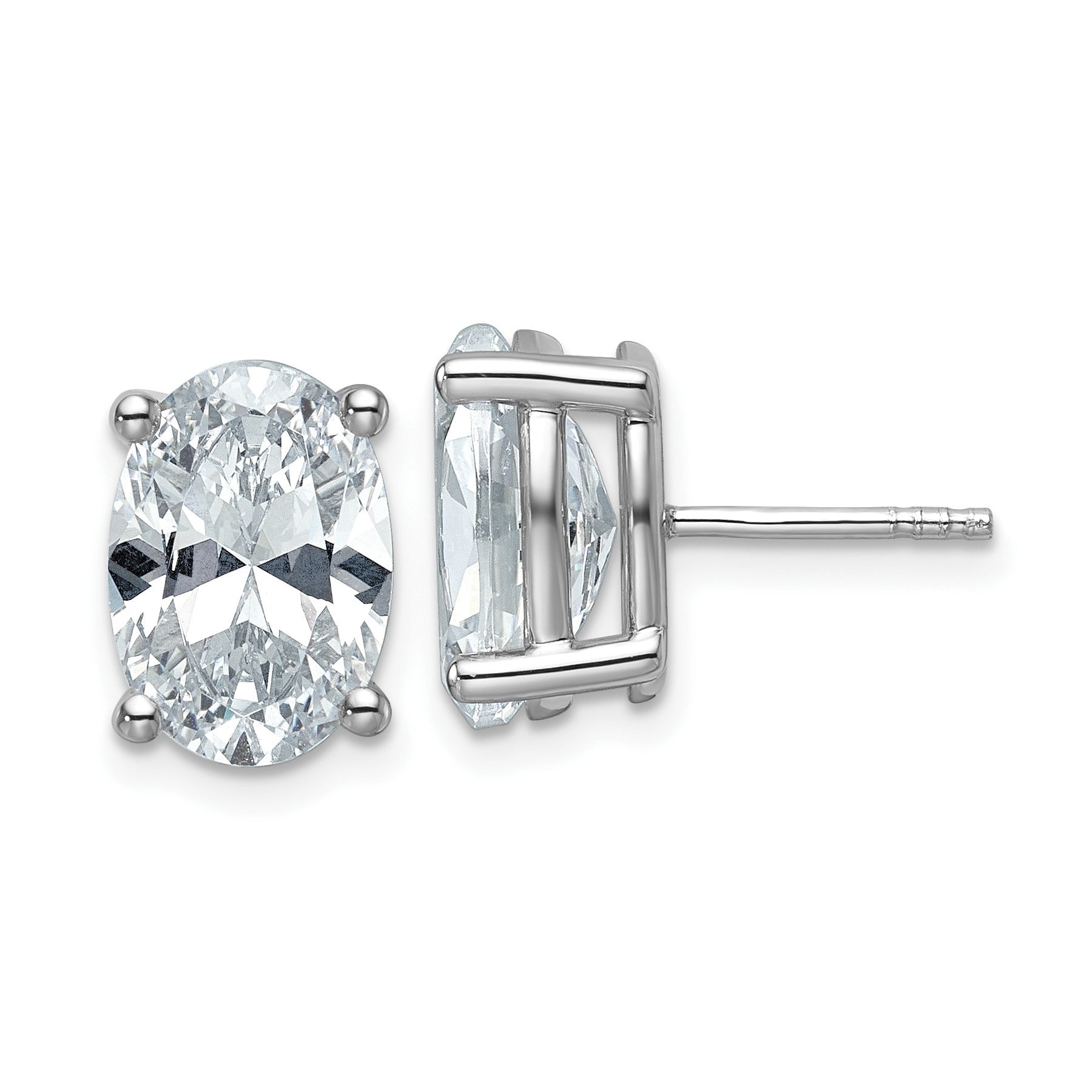 14k Gold Lab Grown Diamond Stud Earrings