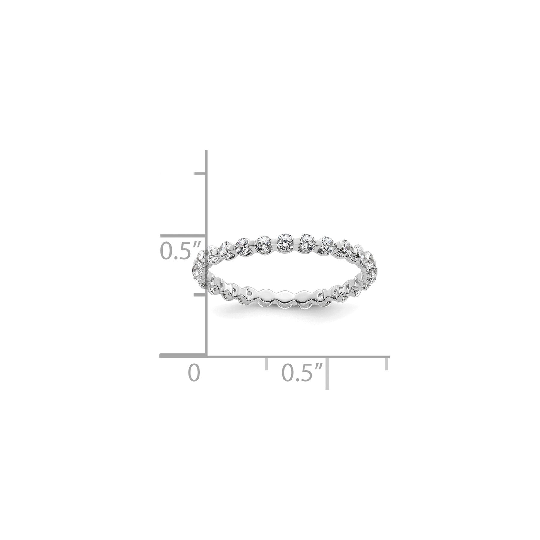 Lab Grown Diamond Eternity Band Ring