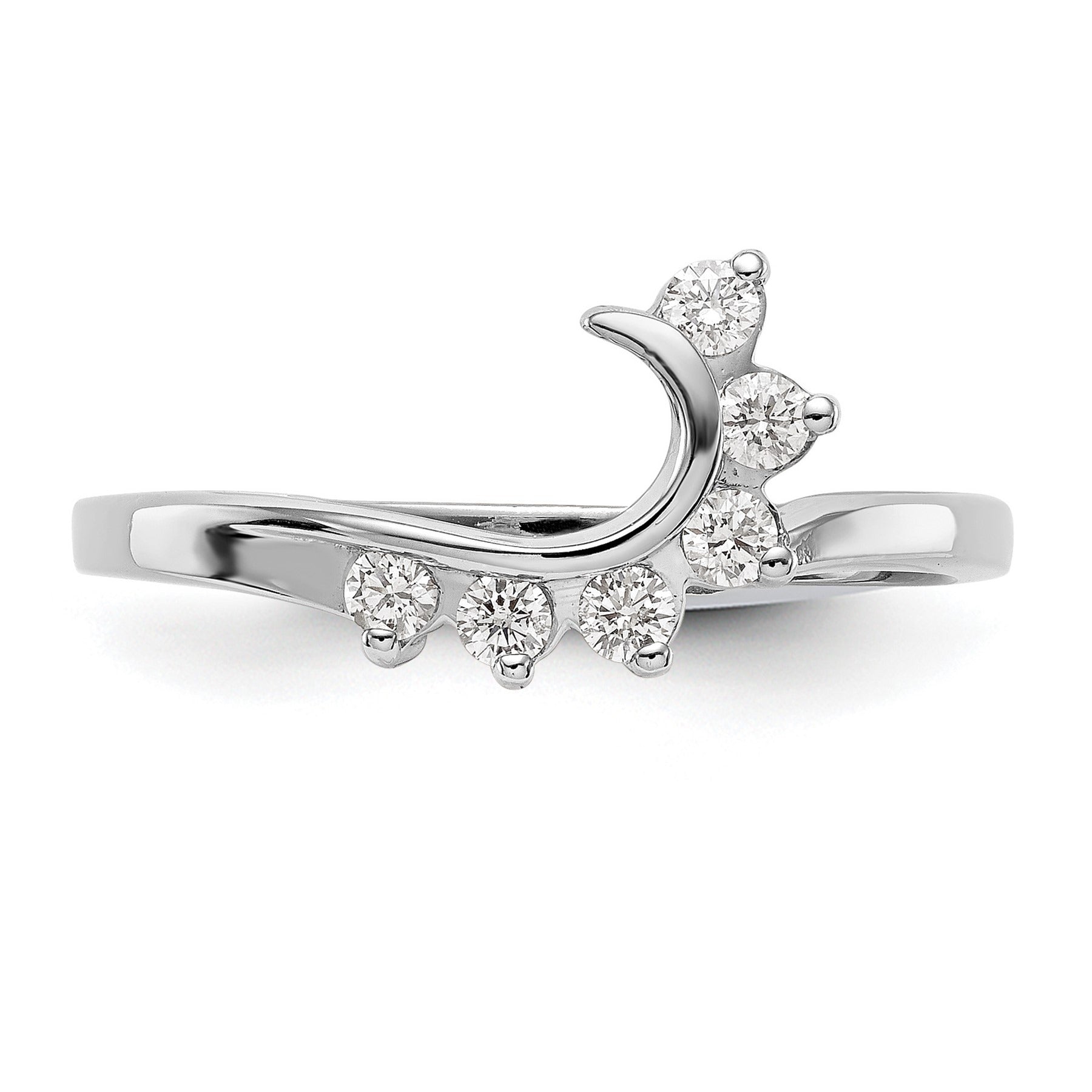 14K White Gold Lab Grown Diamond Ring
