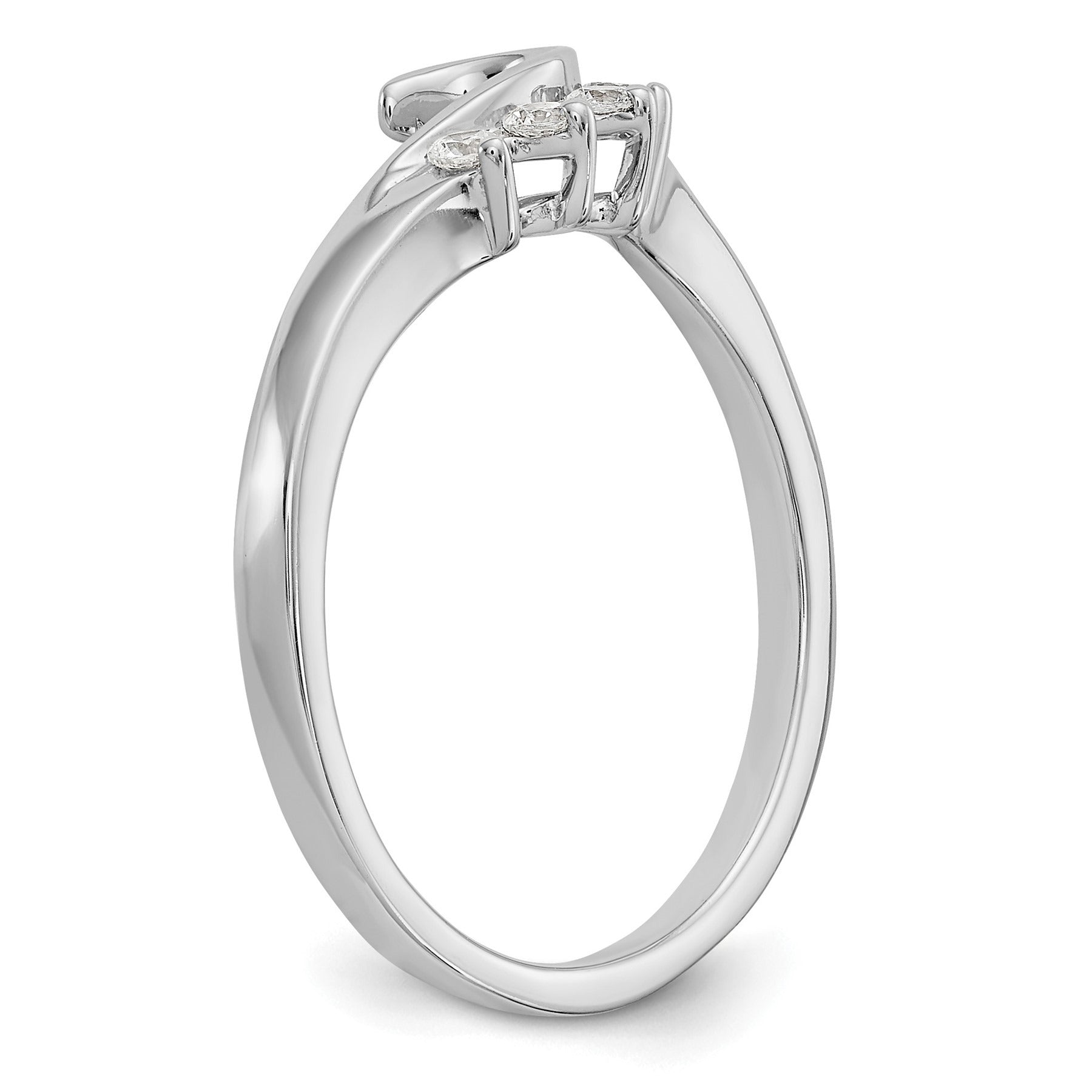14K White Gold Lab Grown Diamond Ring