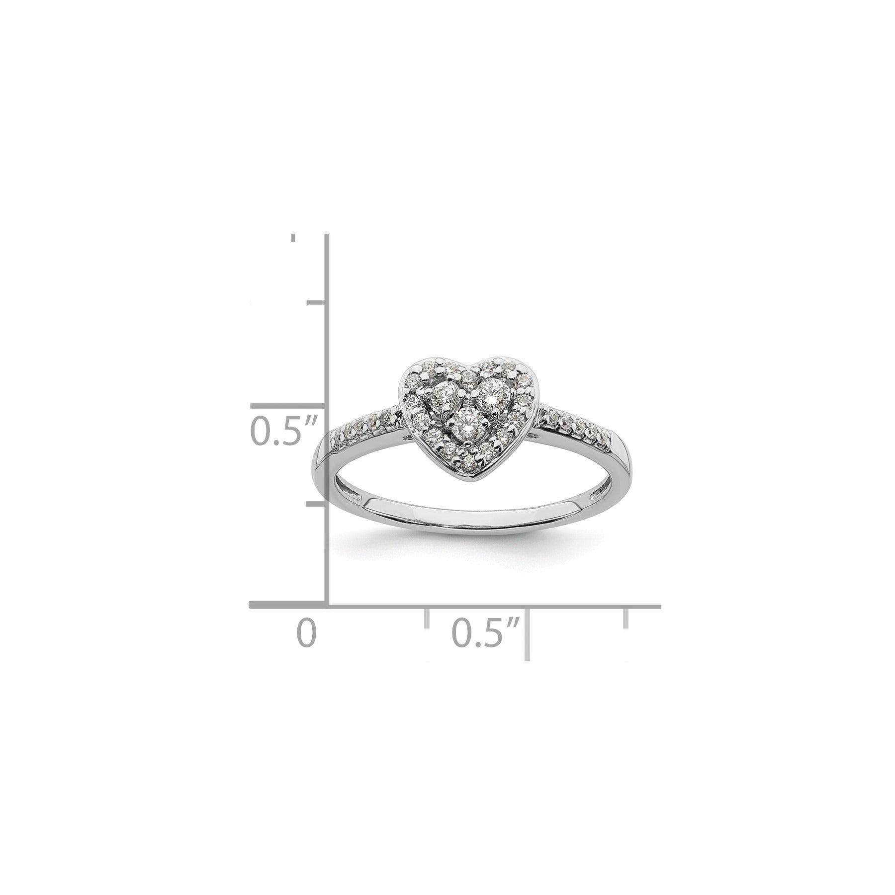 White Gold Lab Grown Diamond Cluster Engagement Ring