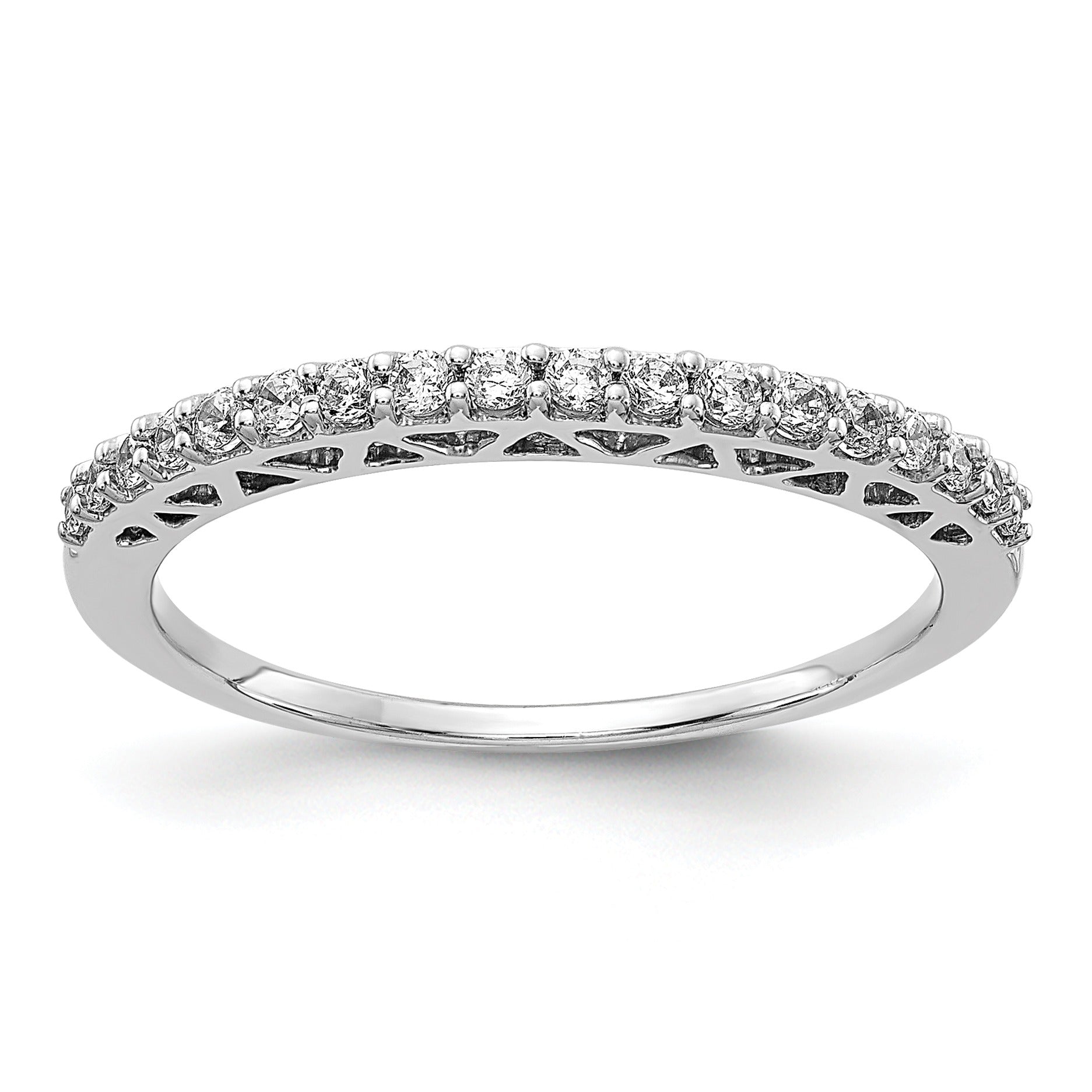 14k Gold Lab Grown Diamond Wedding Band