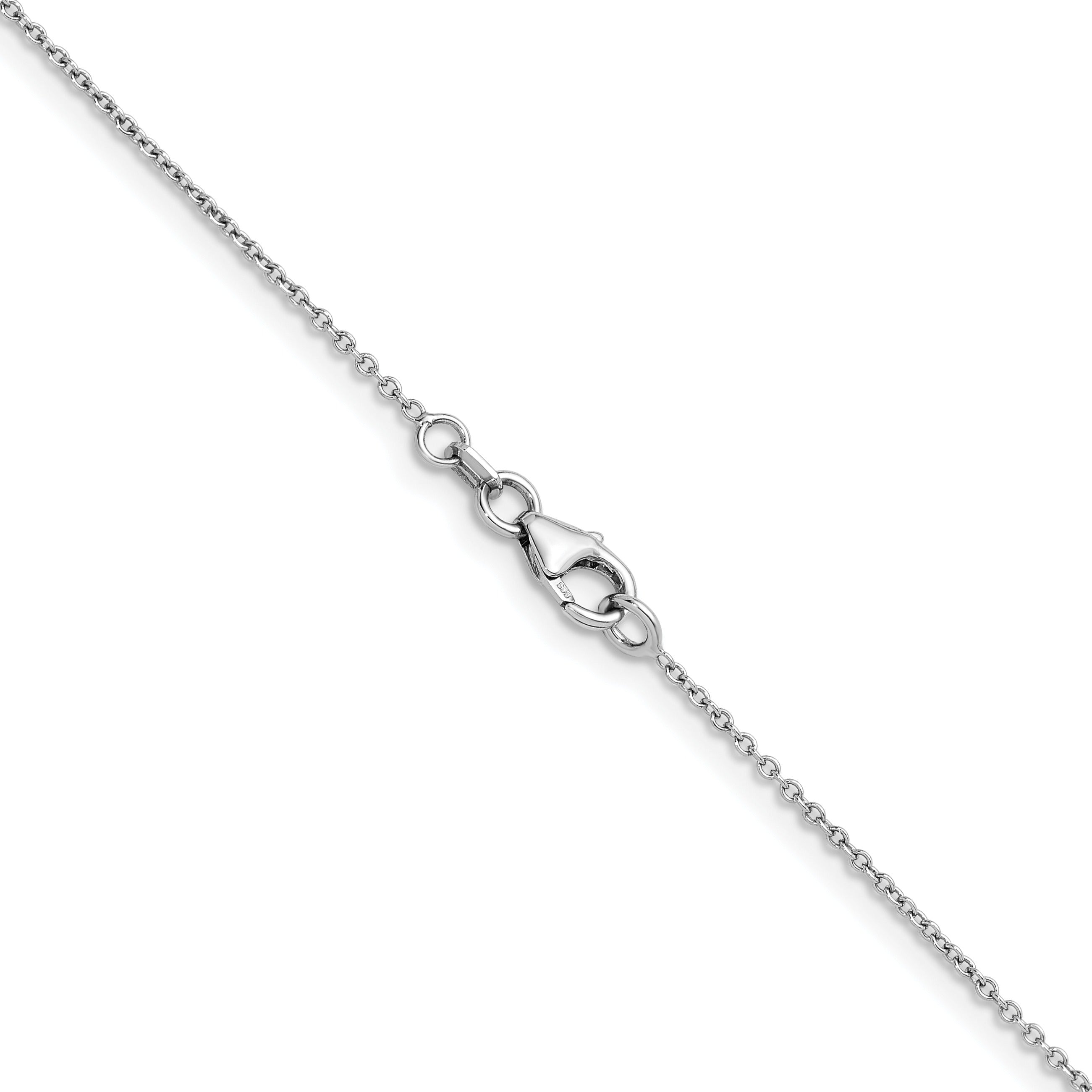14K Gold Lab Grown Diamond 16 Inch Ten Station Necklace