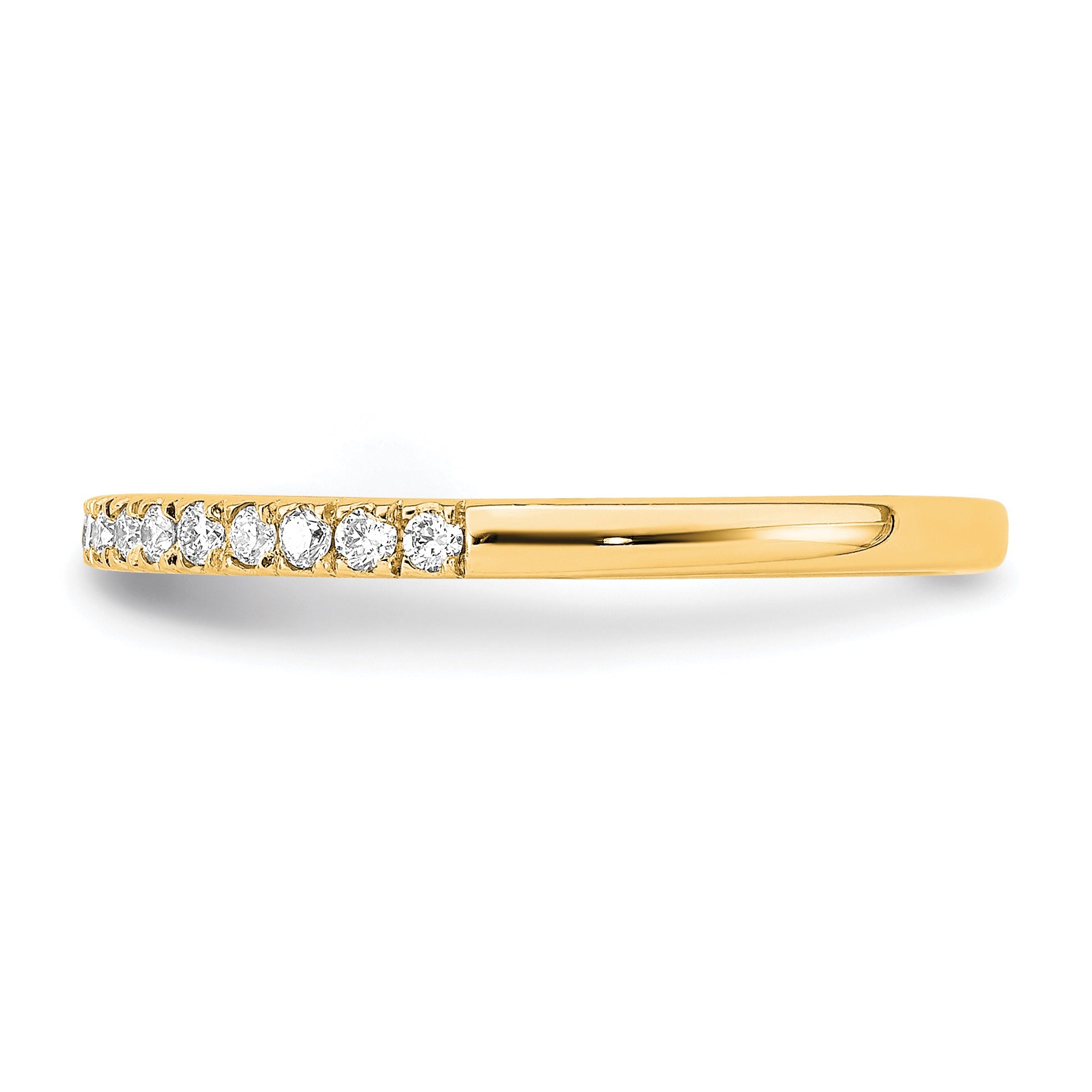 14k Gold Lab Grown Diamond Wedding Band Eternity Ring