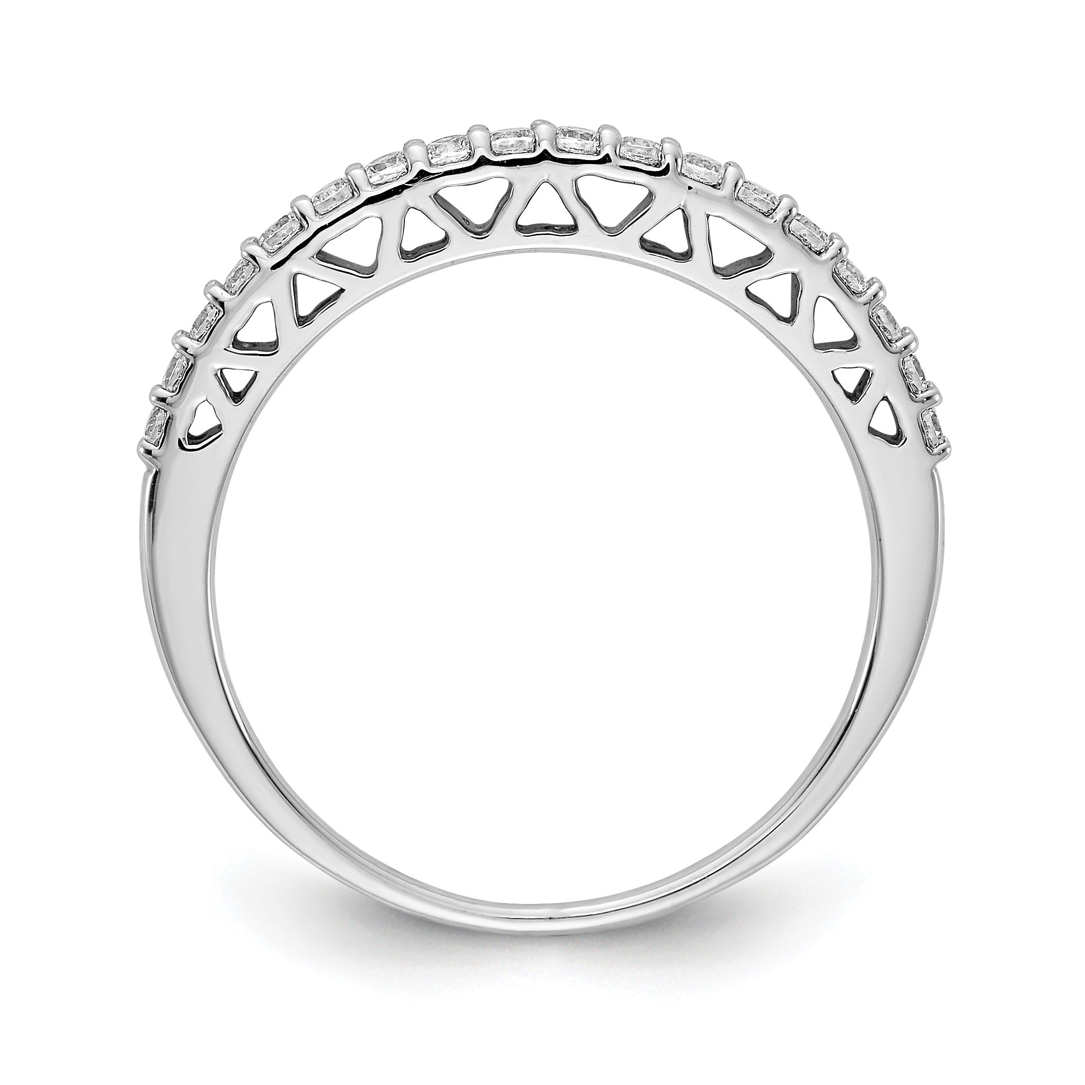 14k Gold Lab Grown Diamond Wedding Band