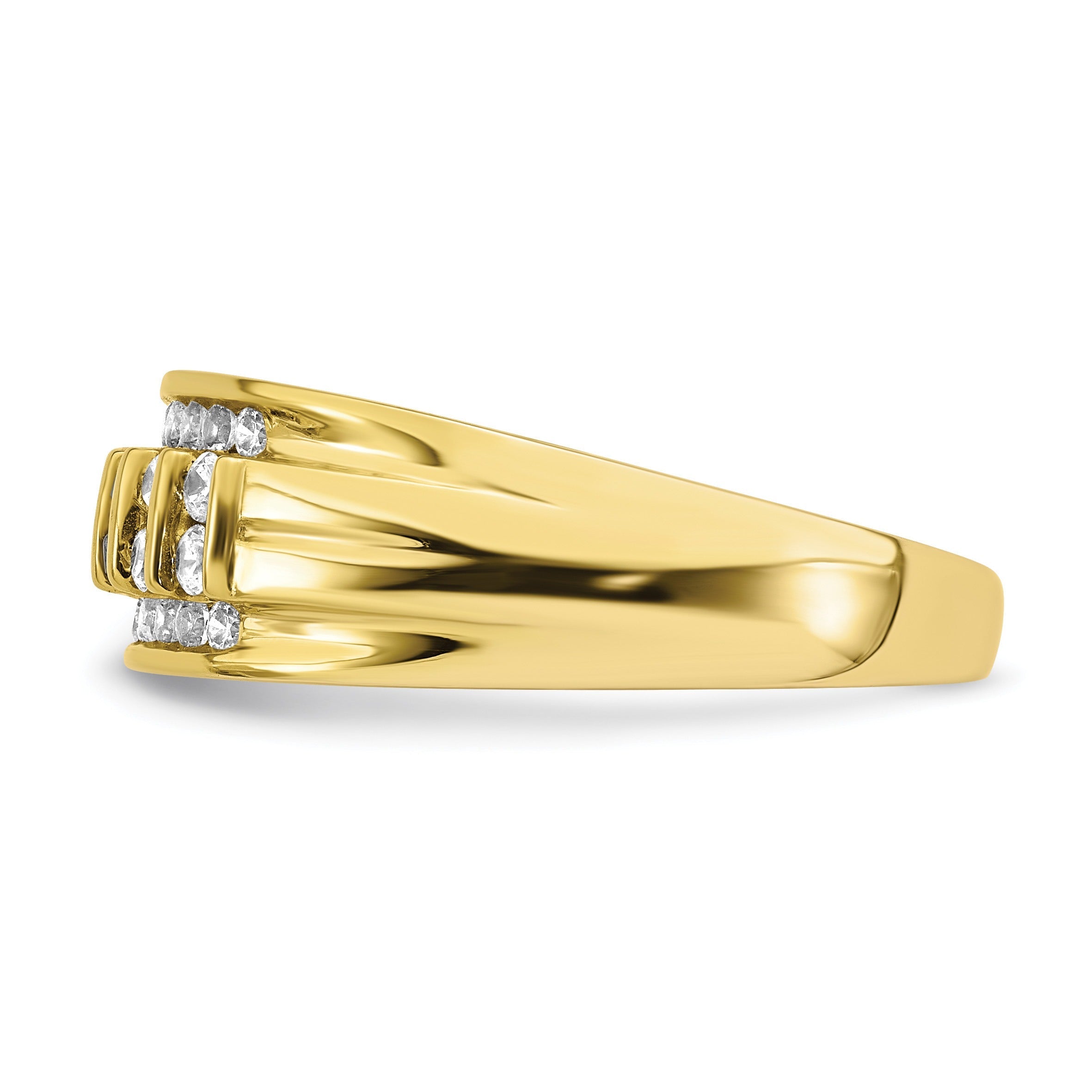 1/2 ct Lab Grown Diamond Men's Ring 10k Gold