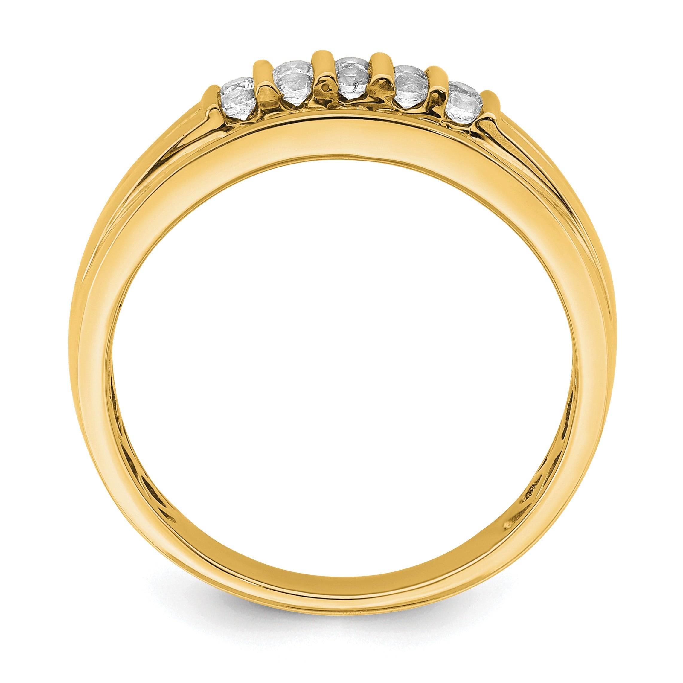 1/2 ct Lab Grown Diamond Men's Ring 10k Gold