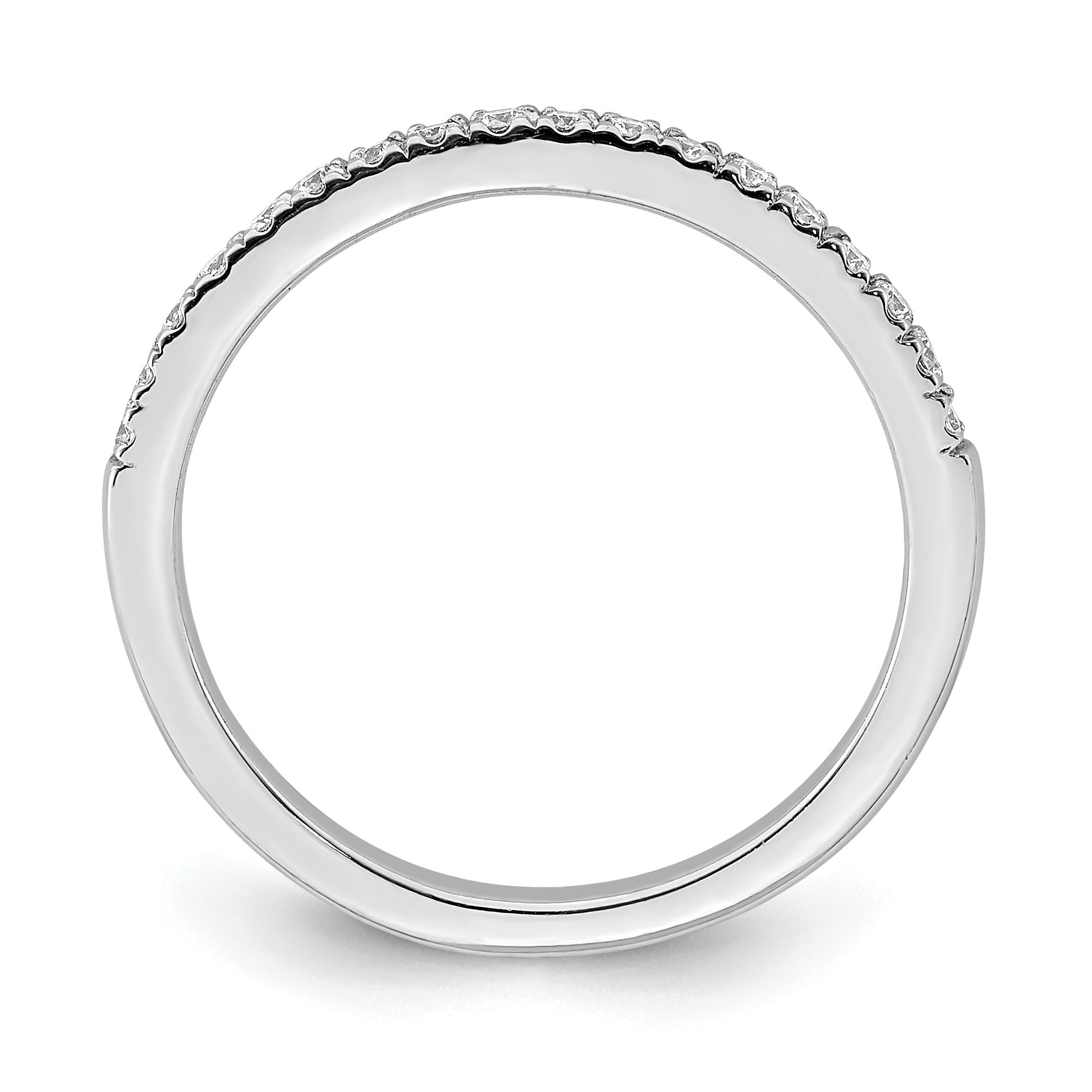 14k Gold Lab Grown Diamond Wedding Band Eternity Ring