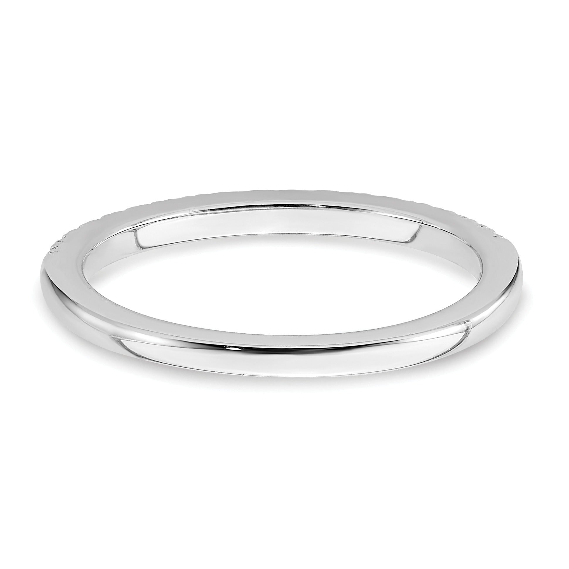14k Gold Lab Grown Diamond Wedding Band Eternity Ring
