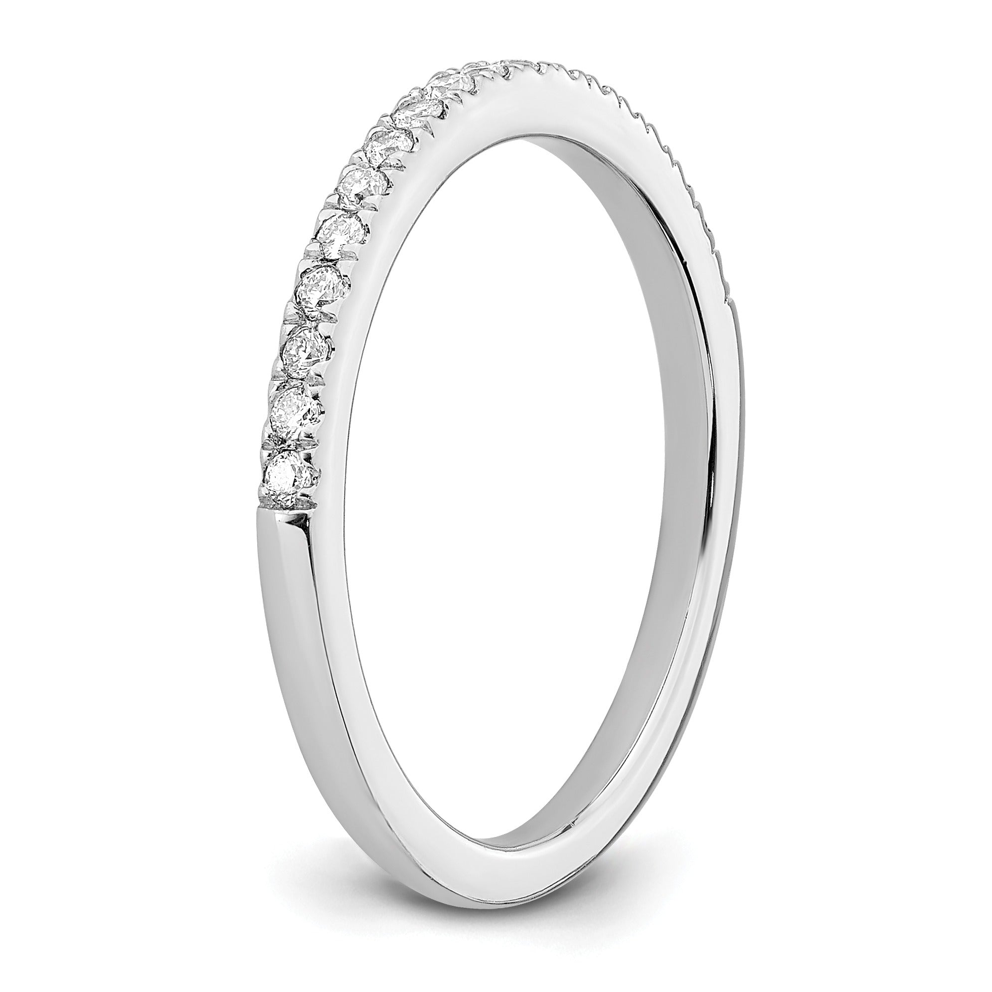 14k Gold Lab Grown Diamond Wedding Band Eternity Ring
