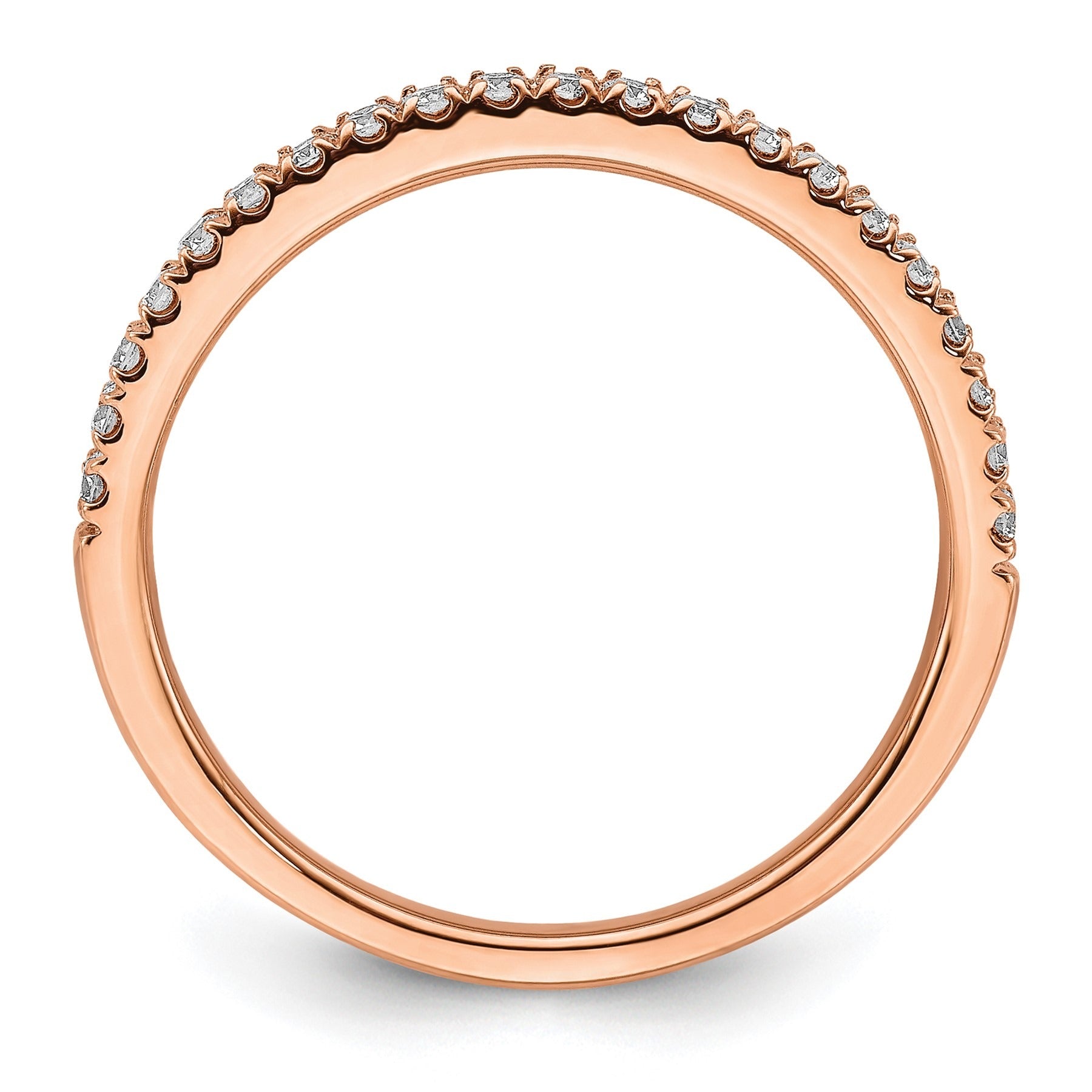 14k Gold Lab Grown Diamond Wedding Band