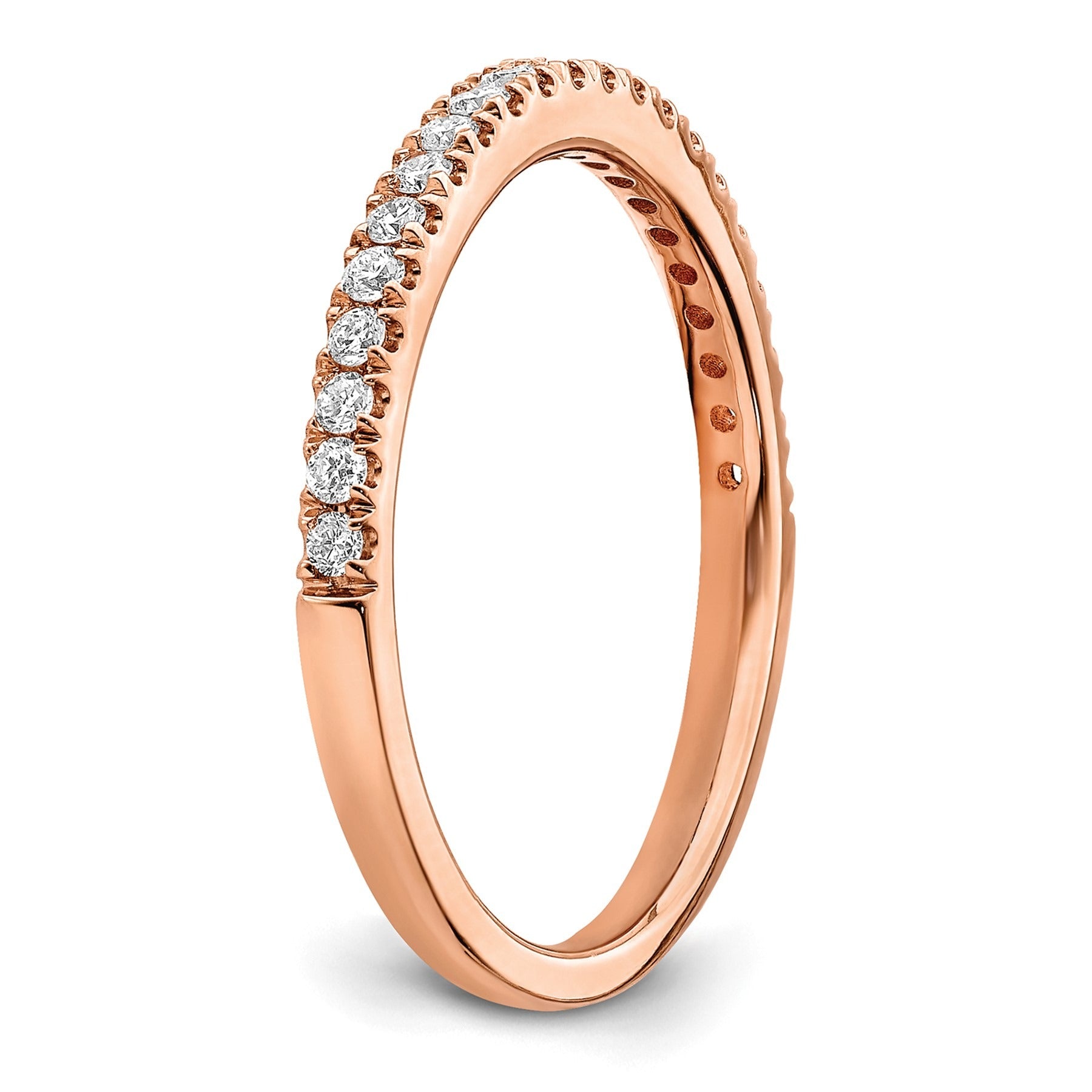 14k Gold Lab Grown Diamond Wedding Band