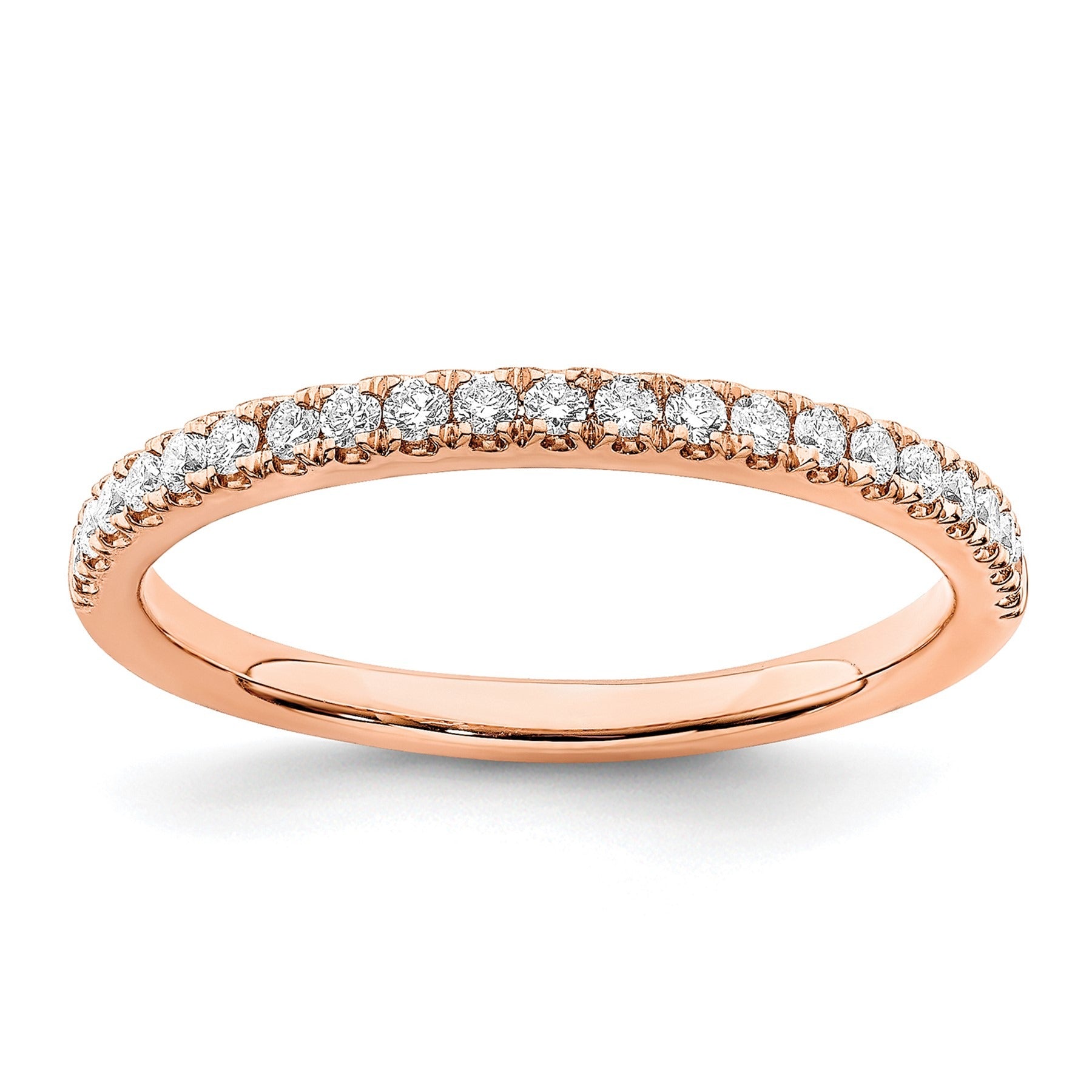 14k Gold Lab Grown Diamond Wedding Band