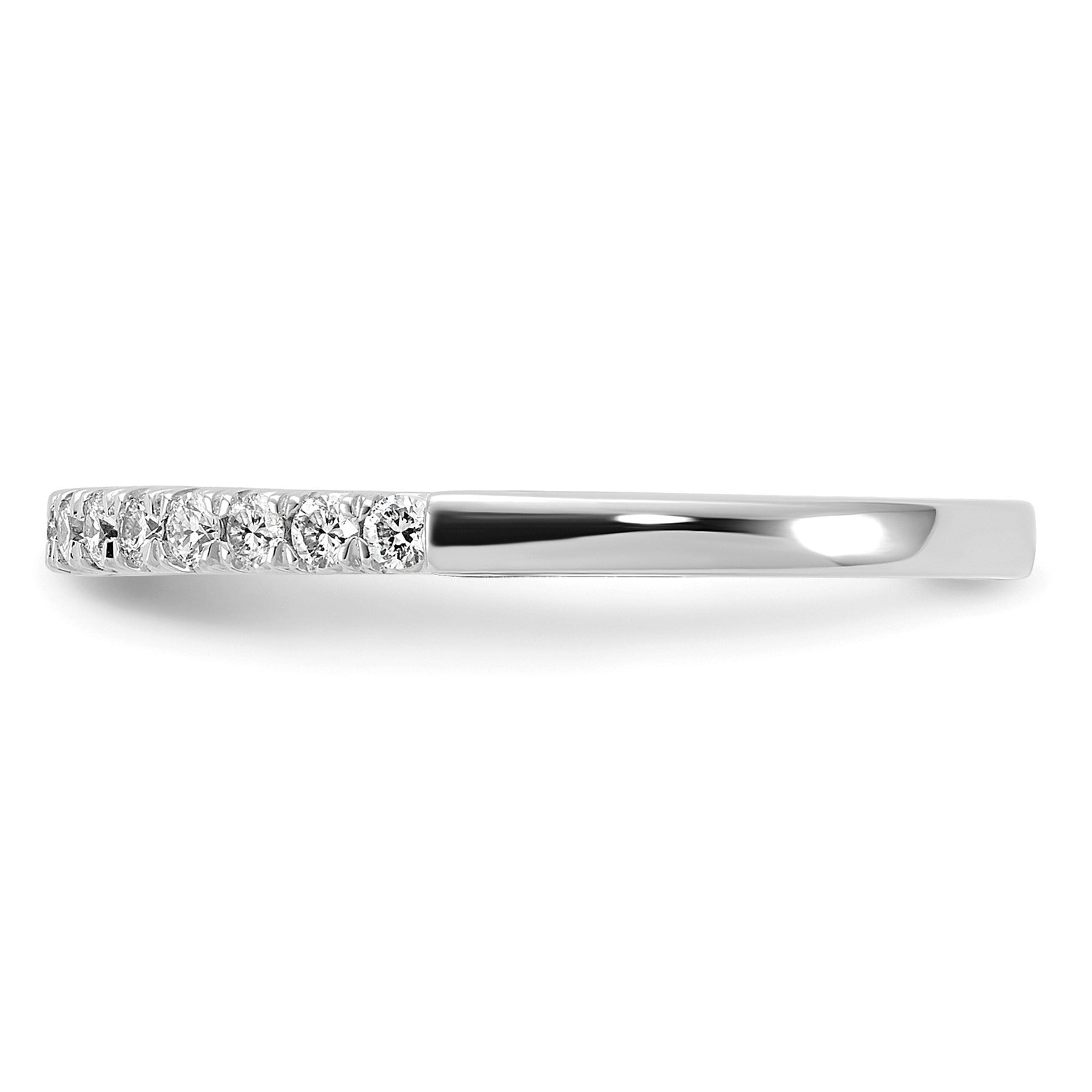 14K Gold Lab Grown Diamond Eternity Wedding Bands
