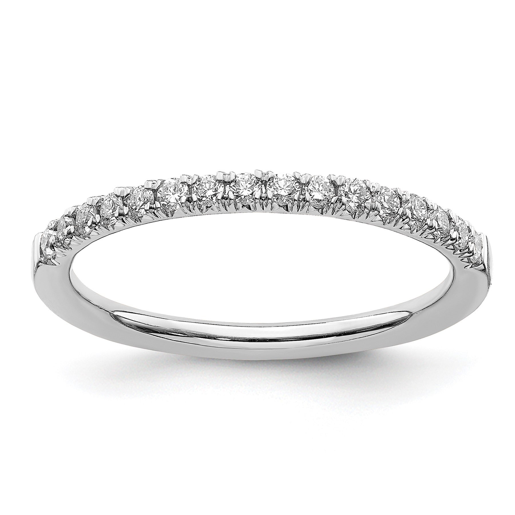14K Gold Lab Grown Diamond Eternity Wedding Bands