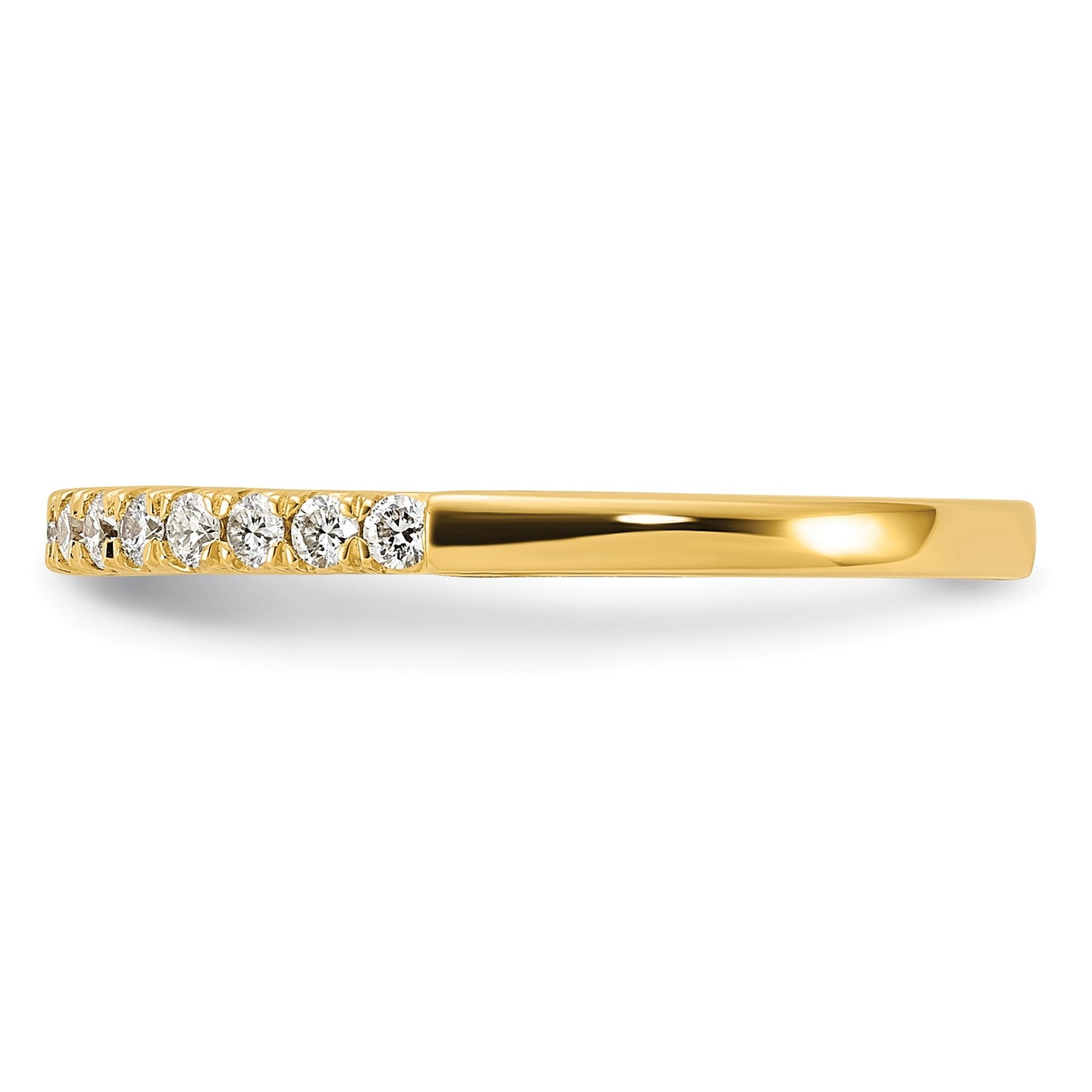 14K Gold Lab Grown Diamond Eternity Wedding Bands