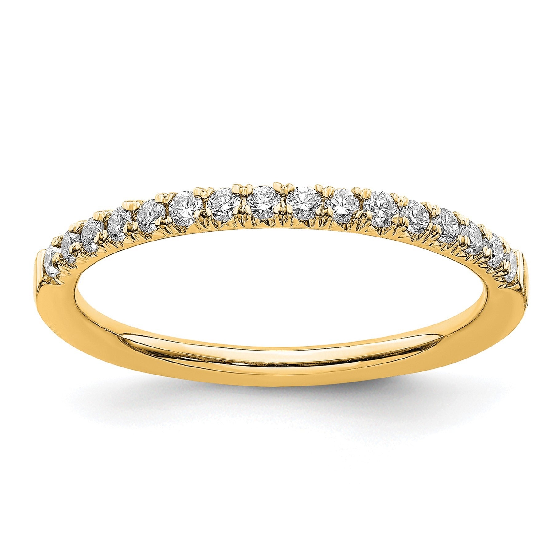 14K Gold Lab Grown Diamond Eternity Wedding Bands