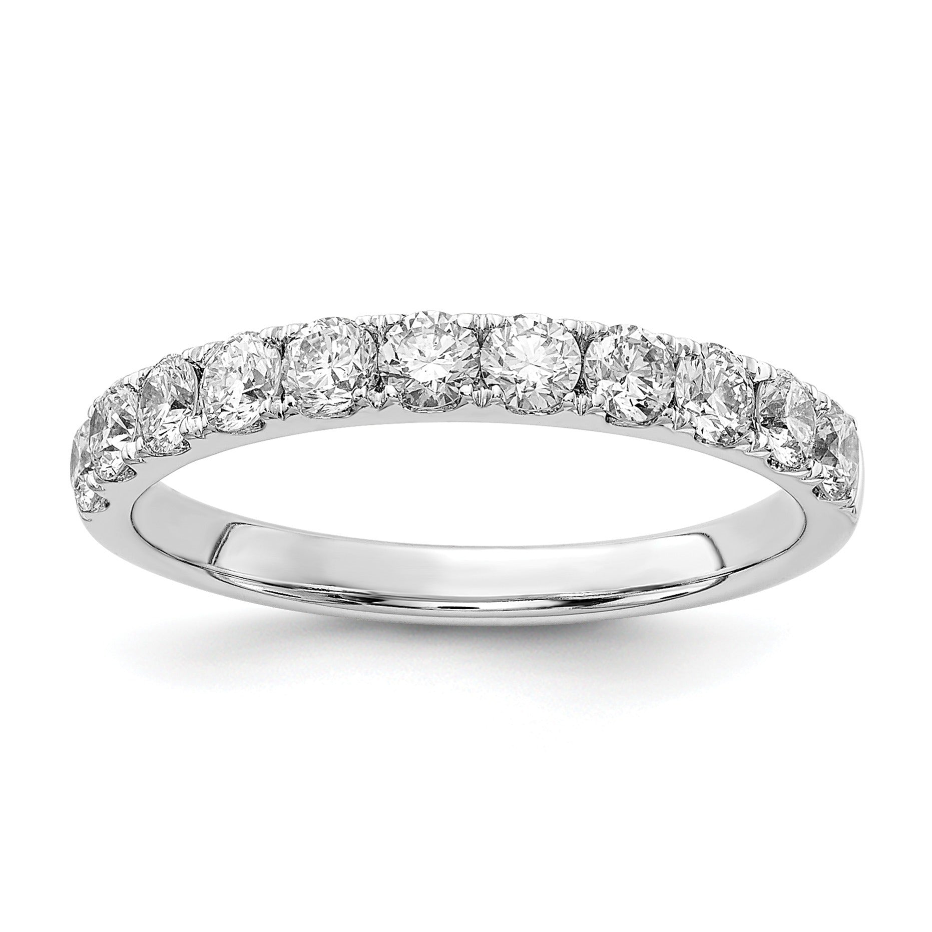 14k White Gold Lab Grown Diamond Wedding Bands