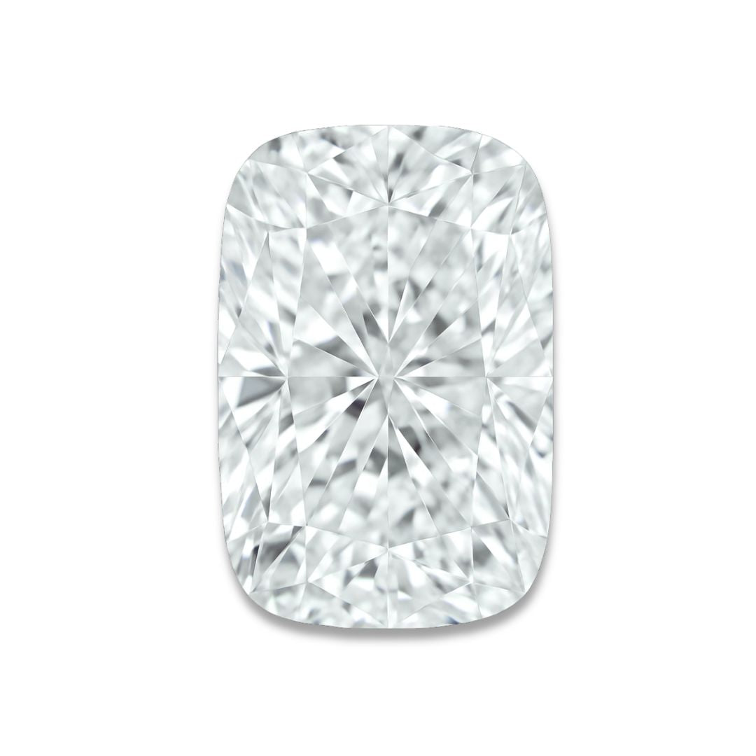 Long Cushion Cut Loose Lab Grown Diamond Stone VVS1 IGI Certified