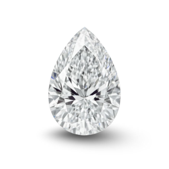 Pear Shaped Loose Lab Grown Diamond Stone SI1 IGI Certified