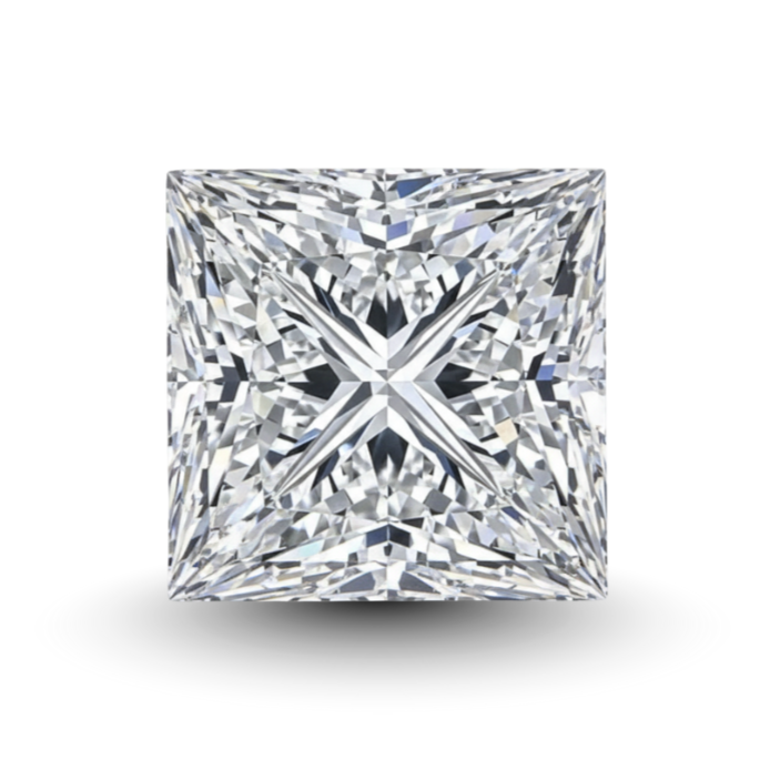 Princess Cut Loose Lab Grown Diamond Stone SI1 IGI Certified